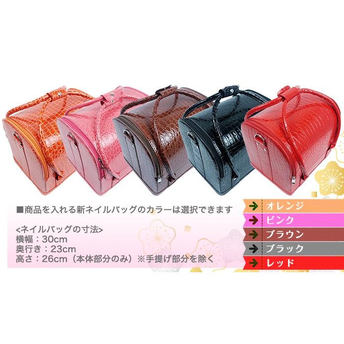 petitprice（プチプラ） クロコ調ネイルバッグ[ ネイルバニティバッグ