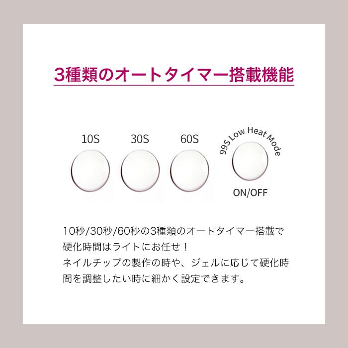 petitprice（プチプラ） ネイルライト ドーム型 48W UVLEDライト