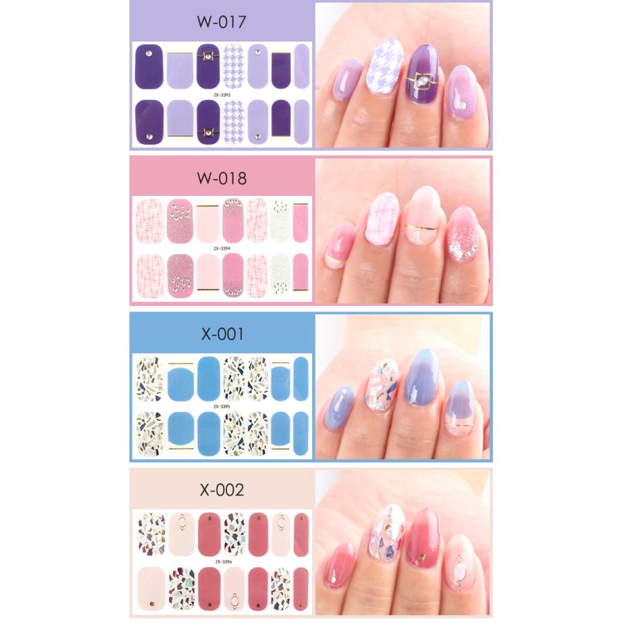 ネイルシール リアルジェルネイルステッカー W X ネイル セルフネイル ジェルネイル ネイルシール 簡単ネイルシール プチプラ 通販 Yahoo ショッピング