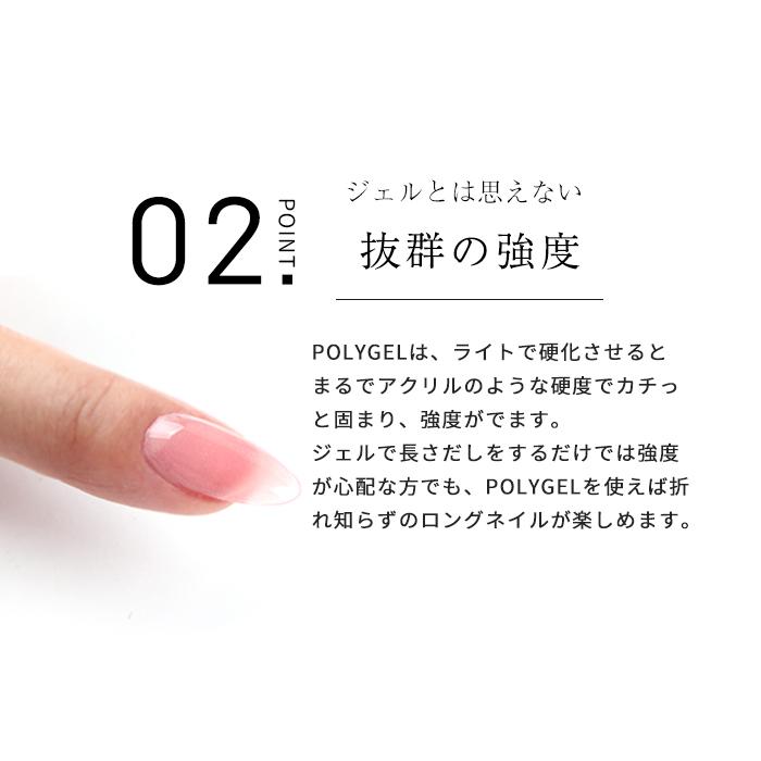 petitprice（プチプラ） ネイル ジェルネイル ポリジェル 長さだし 長