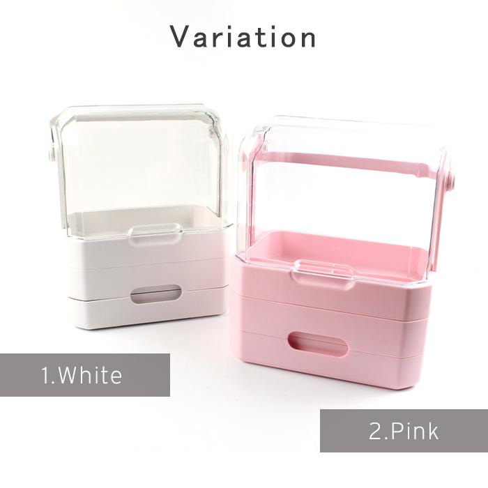 petitprice（プチプラ） コスメ収納ケース【Mサイズ】メイクボックス
