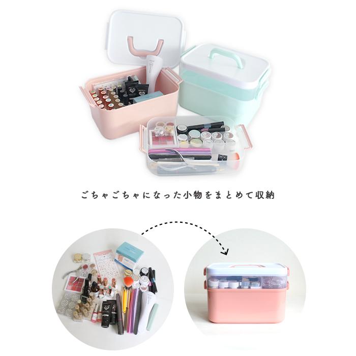 ジェルネイル シアー 58色セット 収納ボックス付き petitprice（プチプラ） ストレージボックス[1]LLサイズ | ジェル