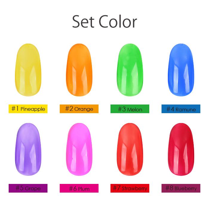 petitprice（プチプラ） inbity クリアドロップジェル[4ml×全8色セット