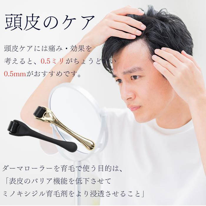ダーマローラー 0.25mm / 0.3mm 0.5mm 美顔器 美容鍼 リフトアップ