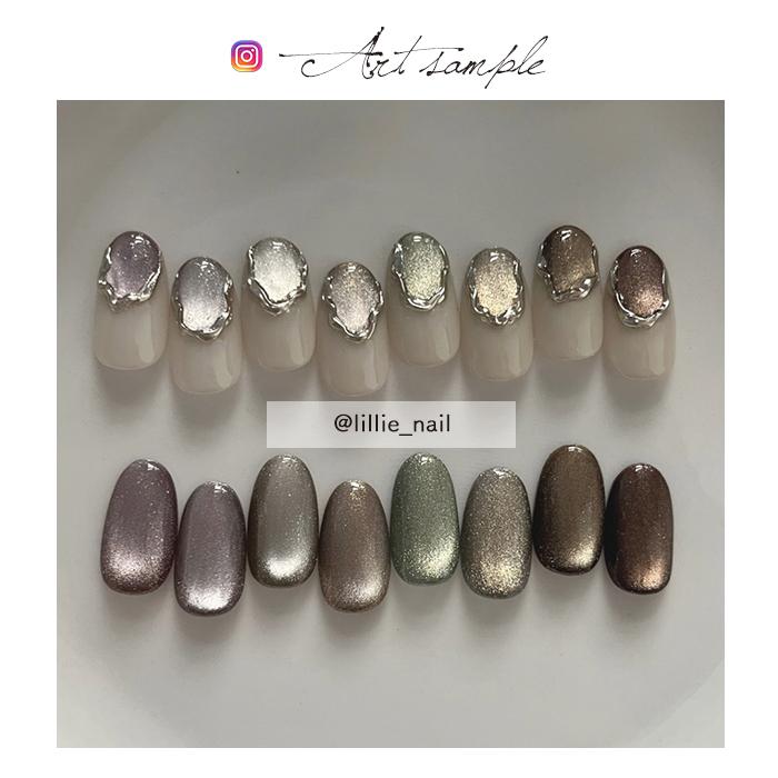 inbity シャイニーマグネットジェル 全8色セット ジェルネイル カラー