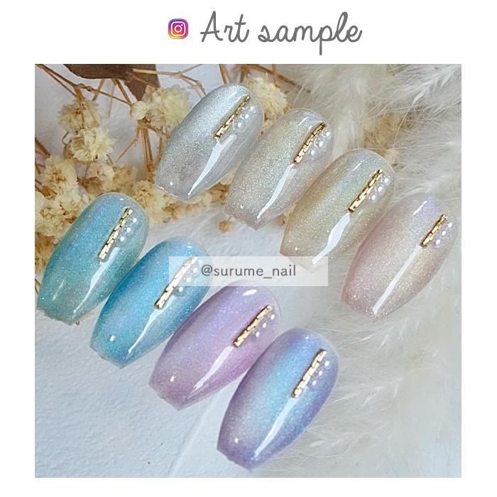 ジェルネイルセット　91点まとめ売り　マグネットネイル inbity レインボーマグネットジェル[8ml×全8色セット] ネイル