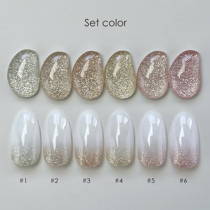 inbity トゥインクルフラッシュジェル 全色セット 全12色 3g ジェル