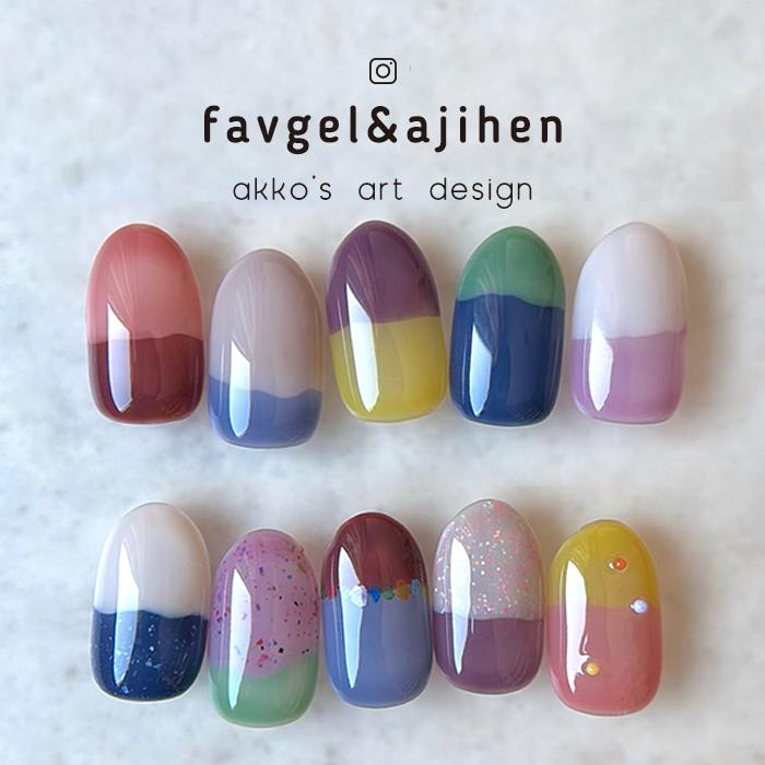 THE FAVORI ネイルカラーセット 10色 THE FAVORI ネイルカラーセット 10色 ファブジェル 全色セット 全10色