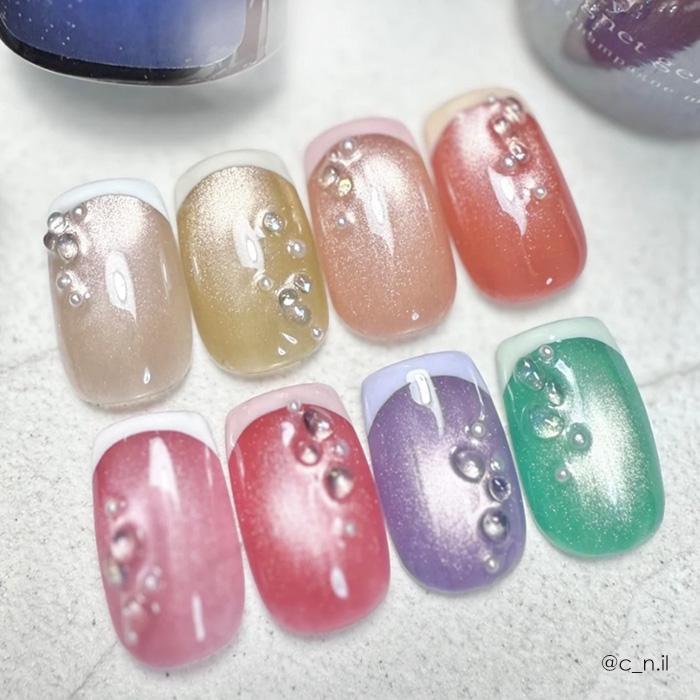 ミスティマグネットジェル 全8色セット 4ml くすみカラーで叶える上品