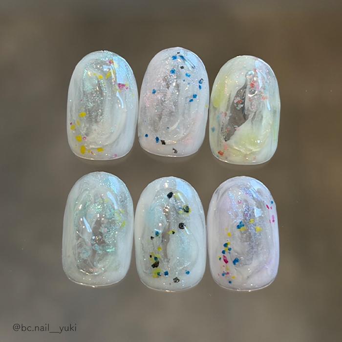 ジェルネイル ネイルインク inbity オーロラウォーターリキッド 全6色