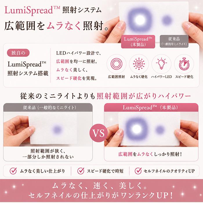ペン型ライト H1 ネイルライト｜USB充電式 LED/UV対応 ハンディライト