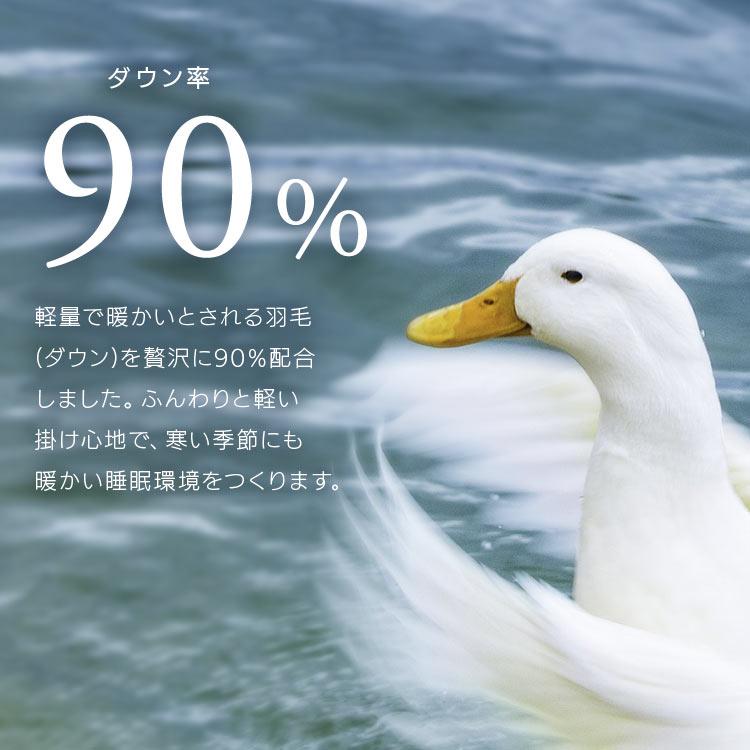羽毛ふとん 掛け布団 セミダブル 羽毛 布団 ホワイトダックダウン 抗菌防臭 幅約170×奥行約210 KKF-WD9008-SDL アイボリー アイリスオーヤマ 立体キルト 新生活 掛け布団 羽毛 布団 ホワイトダックダウン 抗菌防臭