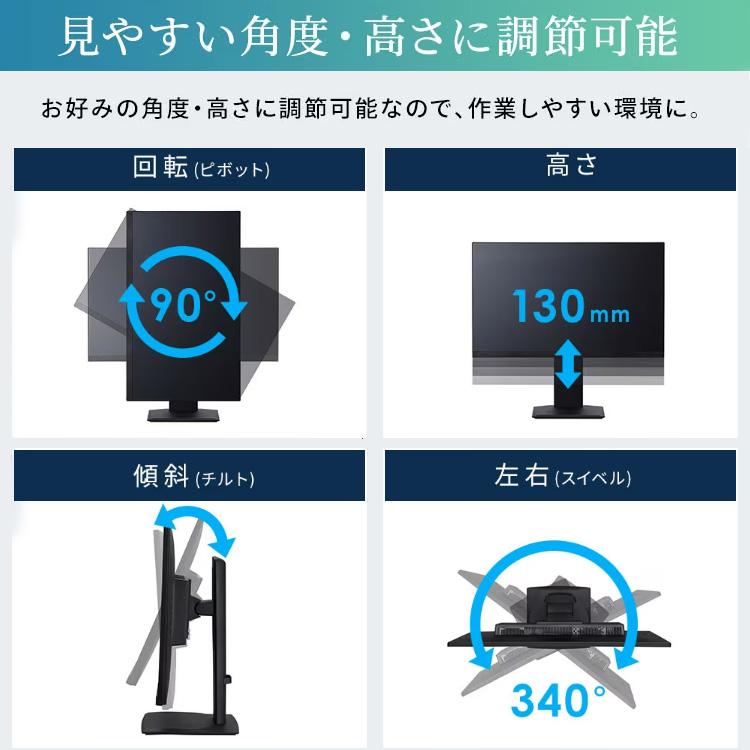 IRIS OHYAMA（アイリスオーヤマ） モニター 23.8インチ pcモニター