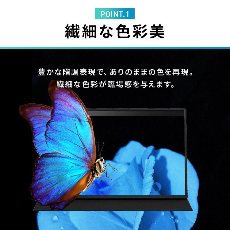 IRIS OHYAMA（アイリスオーヤマ） モバイルモニター 15.6インチ 薄型