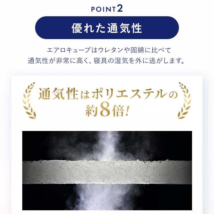 敷布団 セミダブル 洗える 丸洗い 抗菌防臭 通気性 軽い 軽量 ふんわり 体圧分散 敷き布団 アイリスオーヤマ エアリー Airy ASFP80-SD *_11