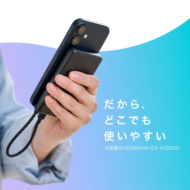 IRIS OHYAMA（アイリスオーヤマ） モバイルバッテリー 軽量 小型