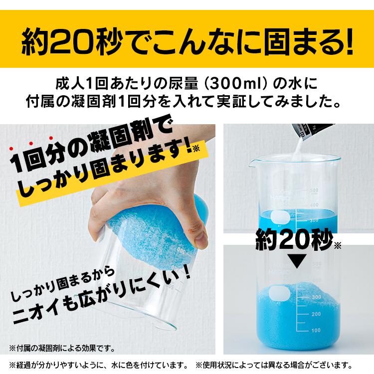 IRIS OHYAMA（アイリスオーヤマ） 簡易トイレ 防災 凝固剤 10回分 抗菌
