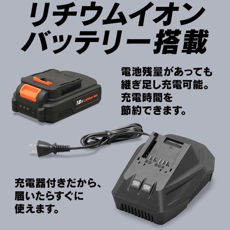 IRIS OHYAMA（アイリスオーヤマ） 電動ノコギリ 充電式 庭木