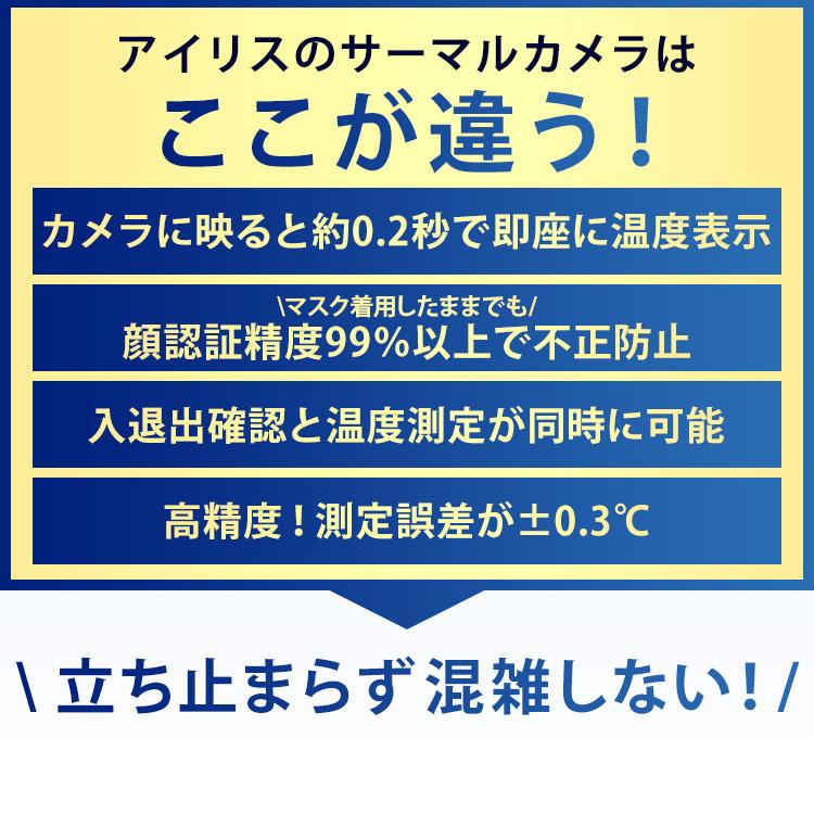 IRIS OHYAMA（アイリスオーヤマ） サーマルカメラ 非接触 温度測定 顔
