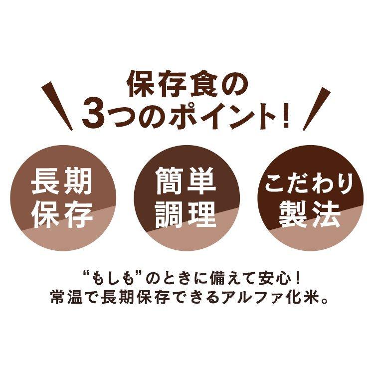 非常食 セット 米 アルファ米 ご飯 防災食 災害 5年保存 15食 5日分 台風 地震 アルファ化米 アイリスオーヤマ 新生活｜petkan｜04