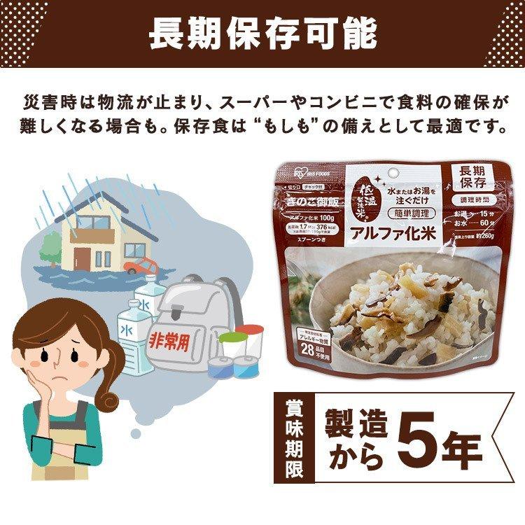 アルファ米 防災食 家族3〜4人分 75袋　賞味期限:2030年5月 アルファ米 防災食 家族3〜4人分 75袋賞味期限:2030年