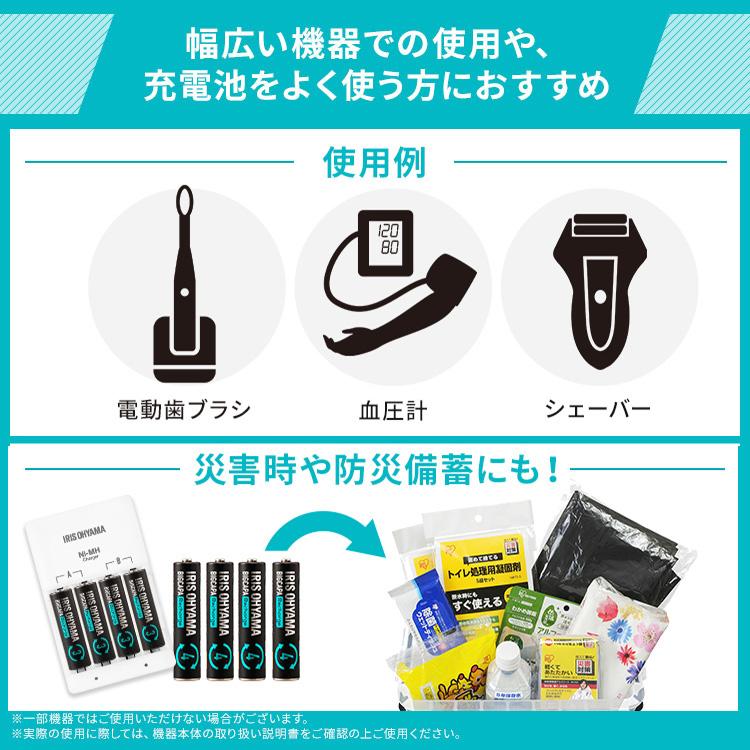 IRIS OHYAMA（アイリスオーヤマ） 電池 乾電池 単三電池 単四電池 充電