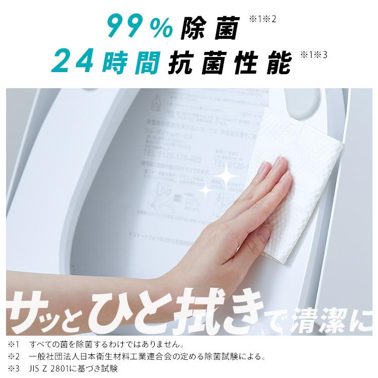 トイレクリーナー トイレ掃除シート 360枚 除菌 抗菌 丈夫 流せる 使い捨て 掃除シート 便器 便座 アイリスオーヤマ トルクリーン T-TU30 * | IRIS OHYAMA | 06