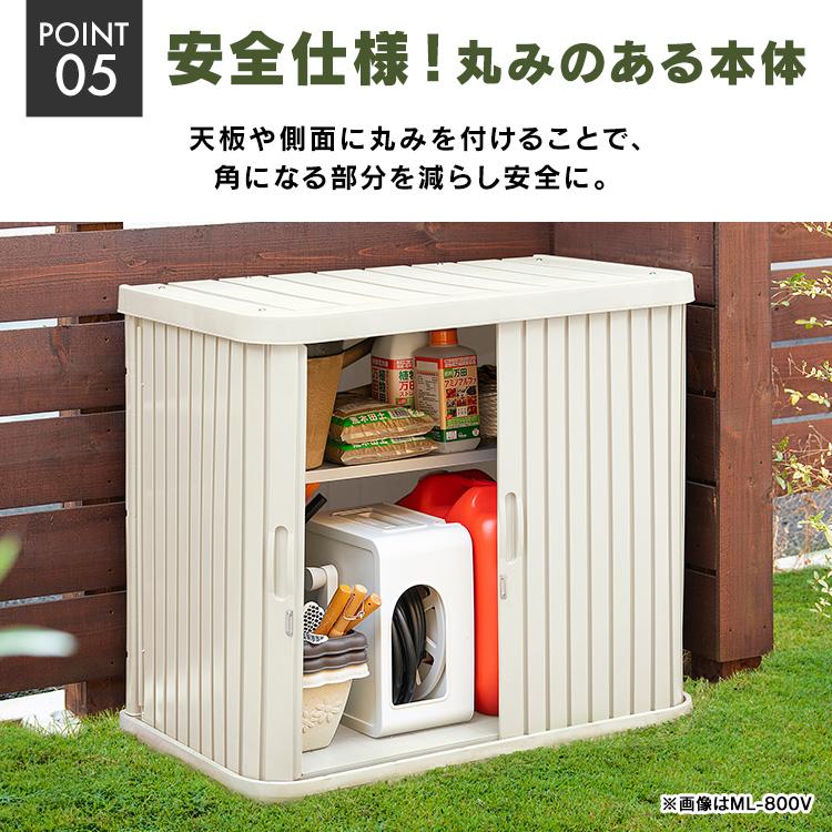 IRIS OHYAMA（アイリスオーヤマ） 物置 屋外 小型 収納庫 ML-600V