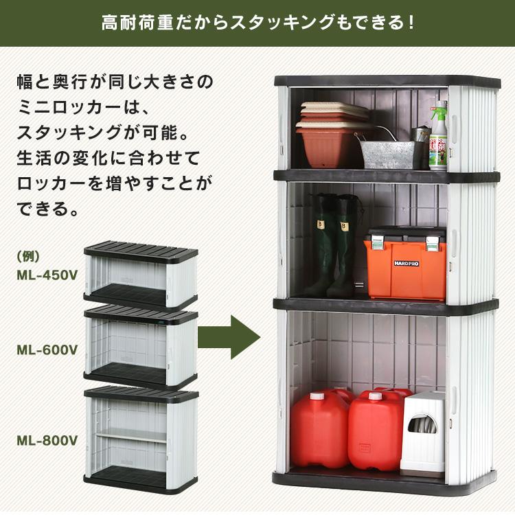 ミニ ロッカー　ML-1050V　ブラック/グレー アイリスオーヤマ ミニロッカー ML-1050V (物置き) 価格比較 - 価格.com