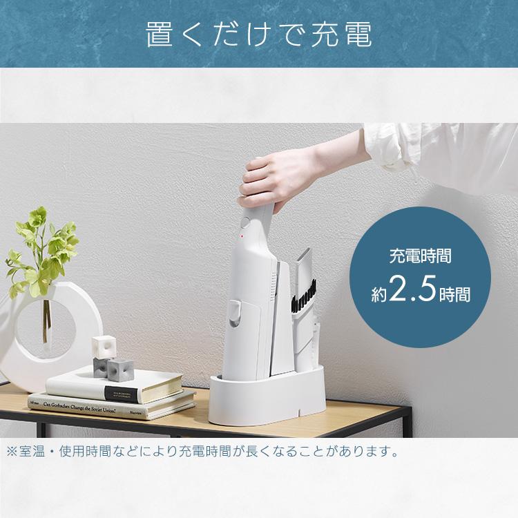 IRIS OHYAMA ハンディクリーナー 紙パック 掃除機 コードレス
