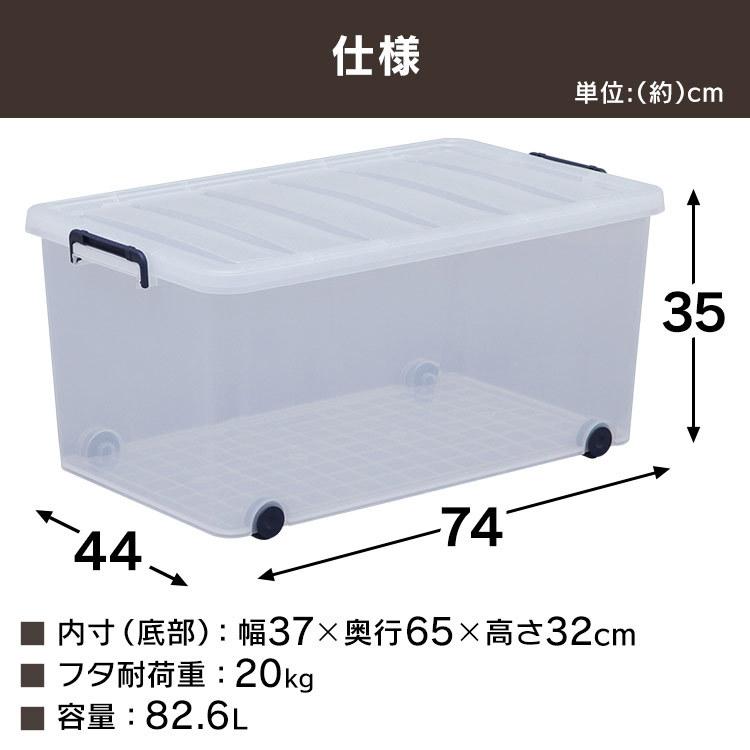 IRIS OHYAMA（アイリスオーヤマ） 収納ボックス 衣装ケース キャスター