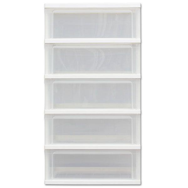 5段　ワイドチェスト 棚 アイリスオーヤマ 衣装ケース 洋服収納 タンス IRIS OHYAMA チェスト 収納 タンス 収納ケース 5段 完成品 W545