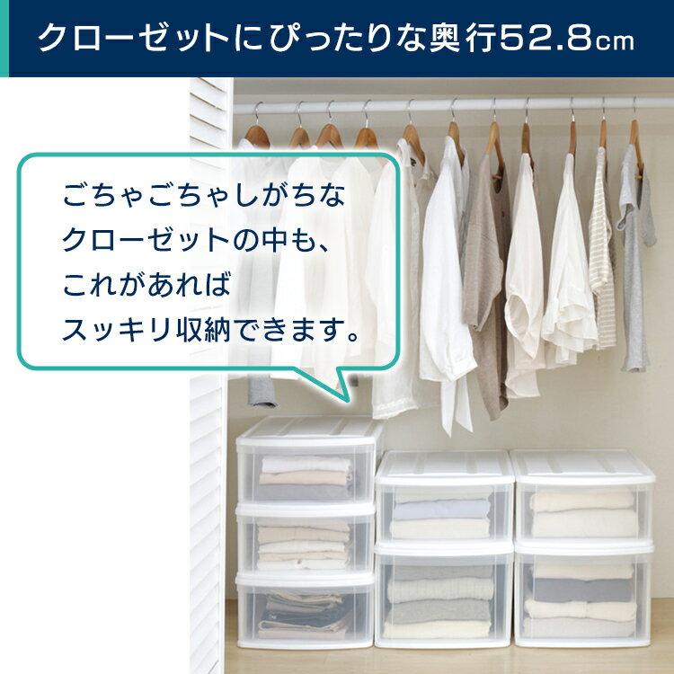 押し入れ収納　チェスト 3段 幅80cm］押入れ収納 キャスター付き チェスト 国産 完成品 大容量