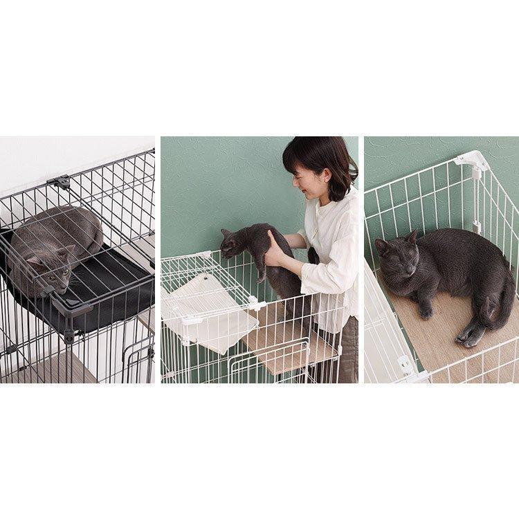 IRIS OHYAMA（アイリスオーヤマ） 猫 ケージ 猫ゲージ 猫ケージ 大型 2