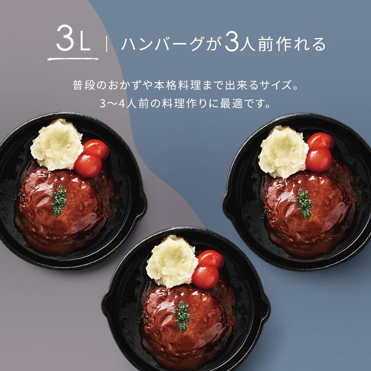 電気圧力鍋 3L アイリスオーヤマ 自動メニュー 圧力調理 圧力鍋 炊飯器 炊飯 3合 予約調理 保温 簡単 お手入れ 蒸し野菜 低温調理 PMPC-REMA3 KPC-REMA3 | IRIS OHYAMA | 11