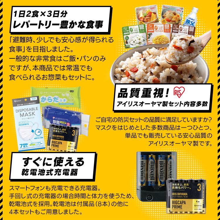 IRIS OHYAMA（アイリスオーヤマ） 防災グッズ セット 2人用 防災セット