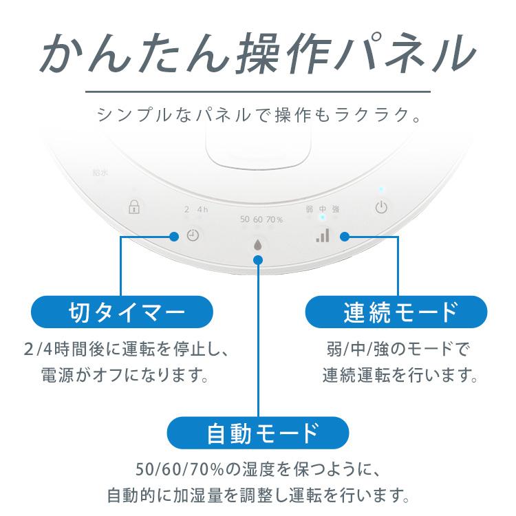 IRIS OHYAMA 【2024年新発売】 加湿器 スチーム式 3L IRIS OHYAMA [2024年新発売] 加湿器 スチーム式 大容量 卓上