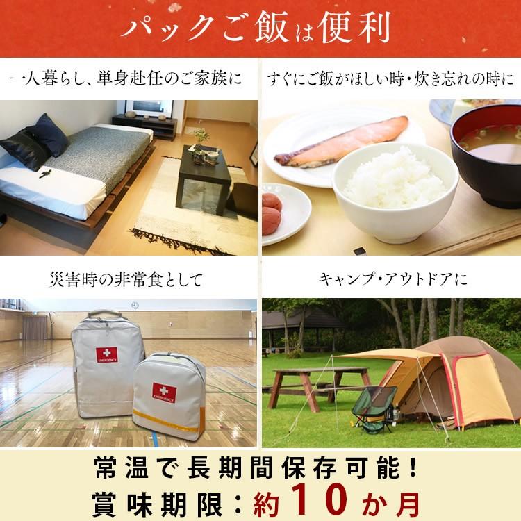 パックご飯 アイリス 低温製法米 CM パックごはん レトルトご飯 パック ごはんパック レンジ 150g 6食 セット 非常食 保存食 新生活 ポイント消化｜petkan｜07