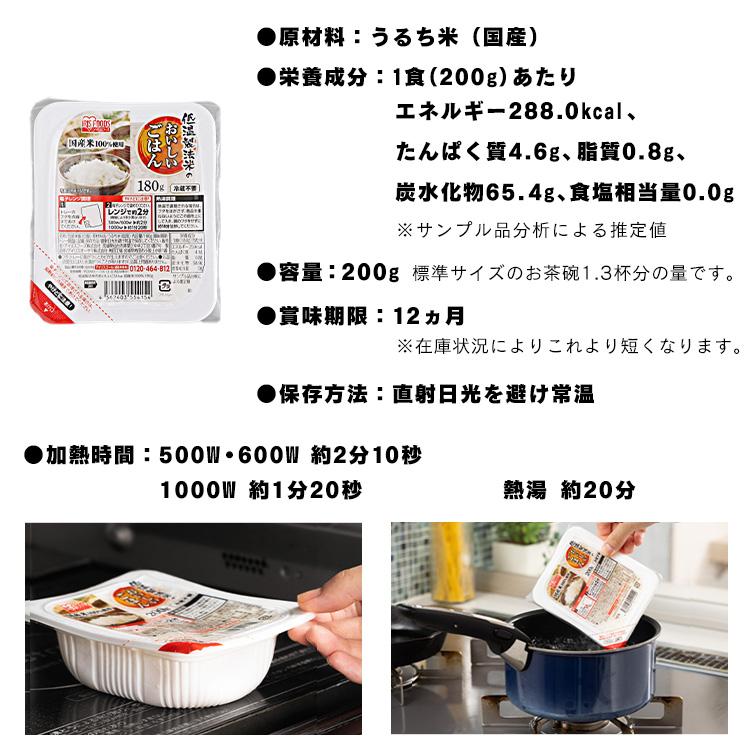 IRIS OHYAMA（アイリスオーヤマ） 【訳あり】 パックご飯 200g 24食