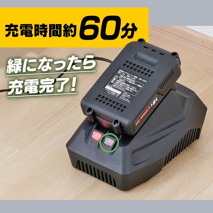 グラインダー ディスクグラインダー 18V 研磨 充電式 研磨機 工具 バリ取り 電動 DIY コードレス アイリスオーヤマ JDG100｜petkan｜14