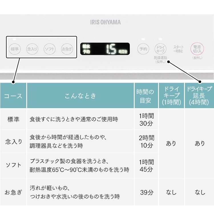 IRIS OHYAMA 食洗機 食器洗い乾燥機 除菌 工事不要 食器洗い機 IRIS OHYAMA 食洗機 食器洗い乾燥機 除菌 工事不要 食器洗い機