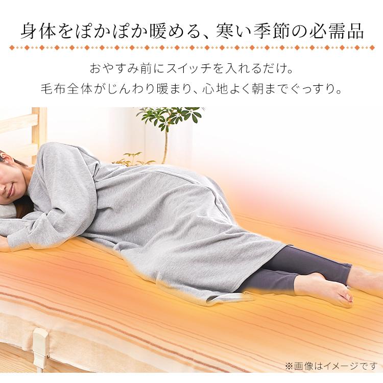 IRIS OHYAMA（アイリスオーヤマ） 電気毛布 188×130cm 敷き毛布 洗える