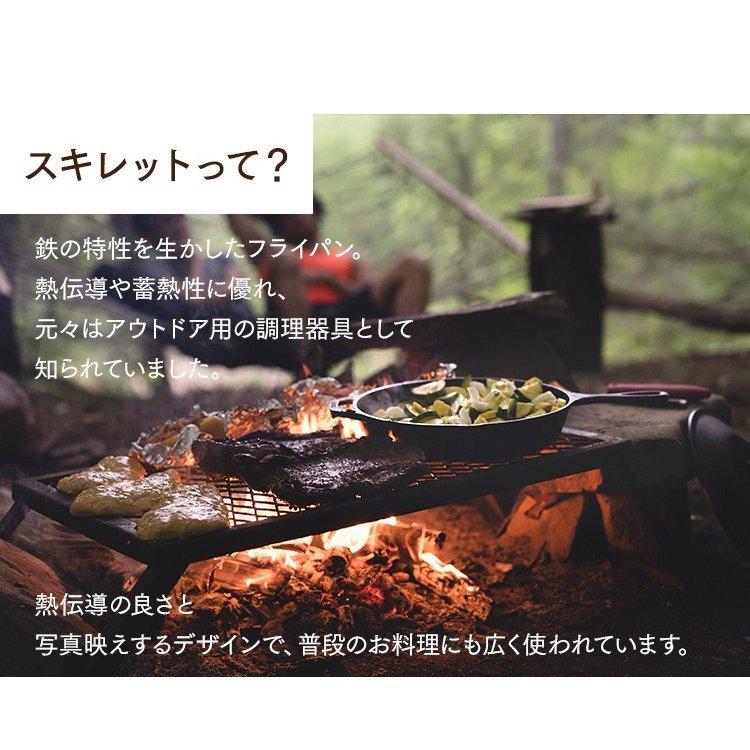 フライパン 20cm ガス専用 アイリスオーヤマ おしゃれ 新生活 一人暮らし コンパクト スキレット スキレットコートパン 軽い 軽量 片手 SKL-20GS ●|petkan|07