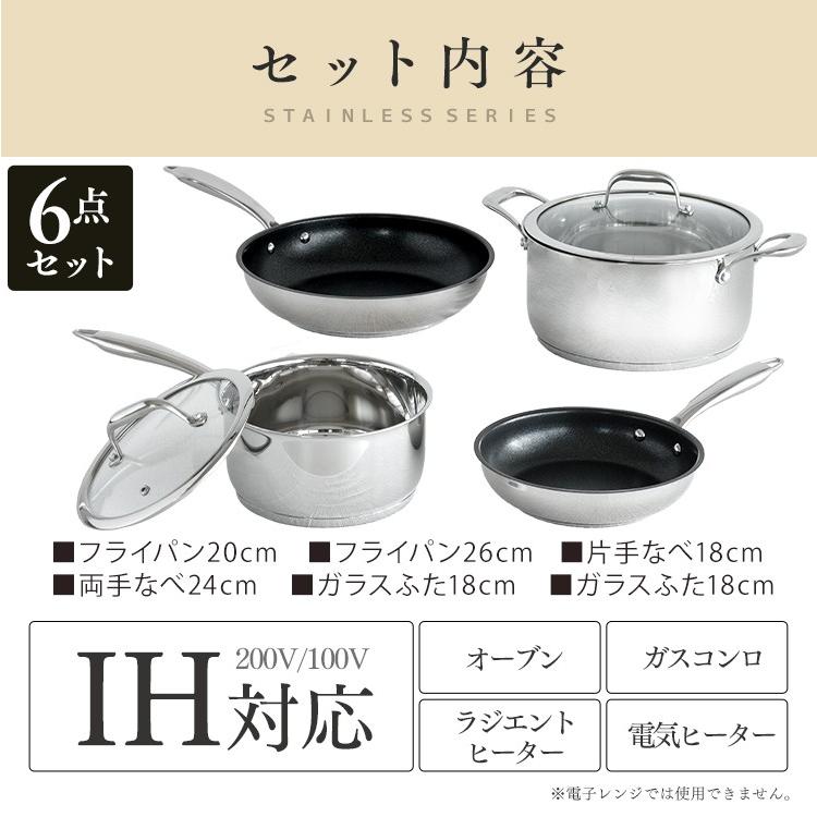 IRIS OHYAMA フライパンセット IH対応 IH 6点 アイリスオーヤマ IRIS OHYAMA フライパンセット IH対応 IH 6点 アイリスオーヤマ