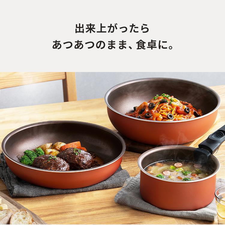 【送料込み】アイリスオーヤマ　取っ手がとれる　フライパン 16点セット★IH対応 IRIS OHYAMA フライパンセット IH対応 IH アイリスオーヤマ