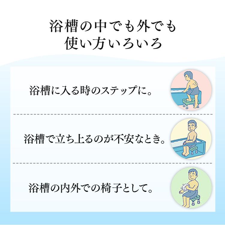 シャワーチェア 介護用 風呂椅子 介護用品 お風呂椅子 浴槽内椅子 イス 介護椅子 介護 補助 カビにくい 高い 折りたたみアイリスオーヤマ YS-200 新生活｜petkan｜03