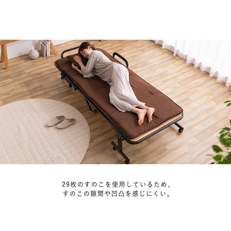 陽水職人 使用頻度少　アイリスオーヤマ　折りたたみすのこベッド 陽水職人 使用頻度少 アイリスオーヤマ 折りたたみすのこベッド