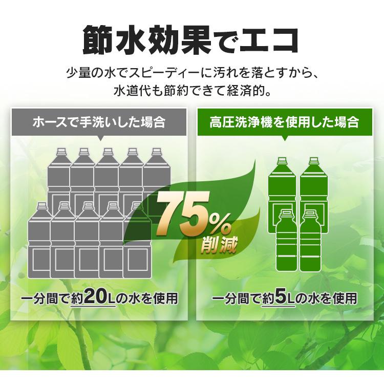 高圧洗浄機 コンパクト アイリスオーヤマ 業務用 家庭用 洗車 洗浄機 庭掃除 掃除 外壁 ベランダ FBN-401 | IRIS OHYAMA | 07