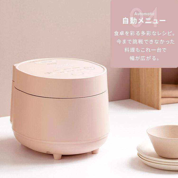 IRIS OHYAMA 炊飯器 ピーチピンク 3合 MGA30型 本体 おまけ付 IRIS OHYAMA（アイリスオーヤマ） 炊飯器 3合 3合炊き 炊飯ジャー