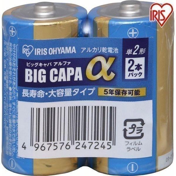 IRIS OHYAMA（アイリスオーヤマ） 乾電池 単2 単二 単二形 アルカリ